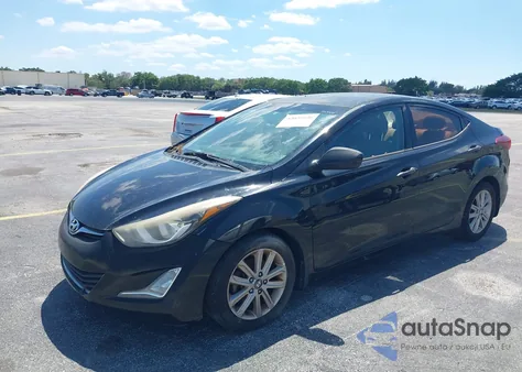 2016 Hyundai Elantra Se из США, поврежденный, VIN 5NPDH4AE3GH655259